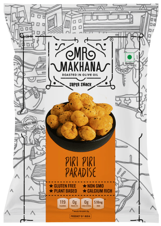 Mr Makhana Piri Piri Paradise 25 & 75 GM - OMNI SOURCE PTY LTD